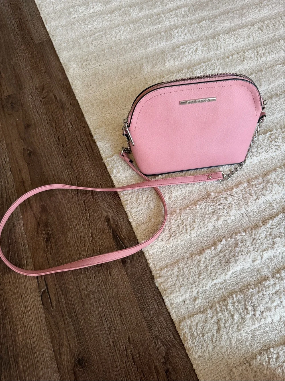Steve Madden Blush Pink Dome Crossbody Bag